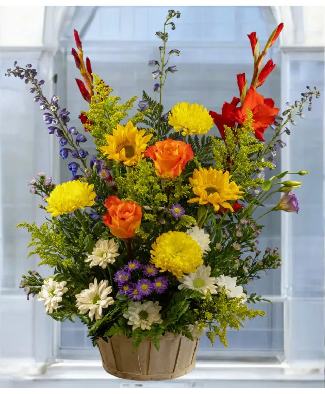 Radiant: Mixed Color With Sunflowers