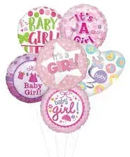 Baby Girl Balloon Bouquet Fhf-Bb23