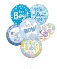 Baby Boy Balloon Bouquet Fhf-Bb24
