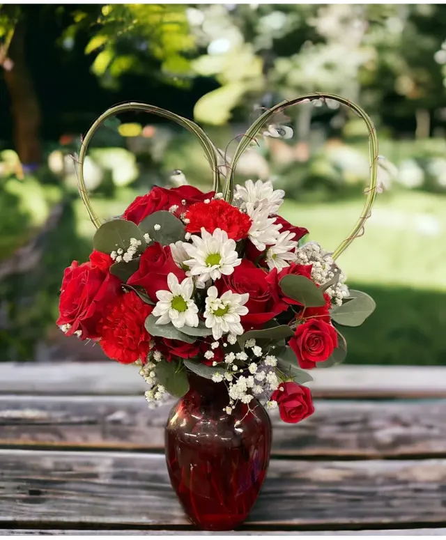 Romantic Ruby Roses