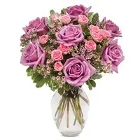 Pastel Rose Garden Bouquet