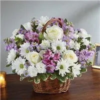 Peace, Prayers & Blessings Lavender & White