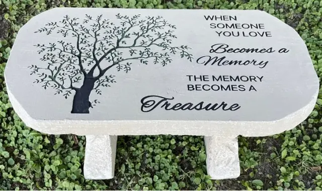 Memorial Stone Bench (Tree/Treasure)