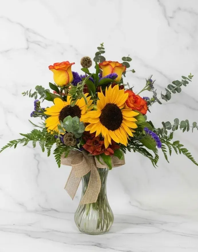 Sunflowers & Burlap