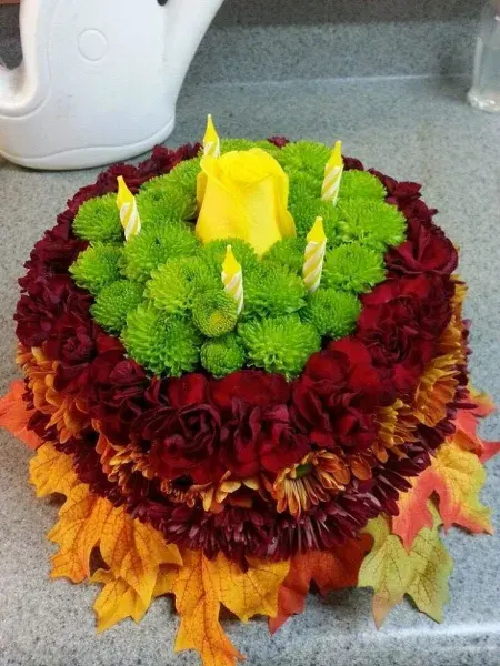 Fall Birthday “cake”
