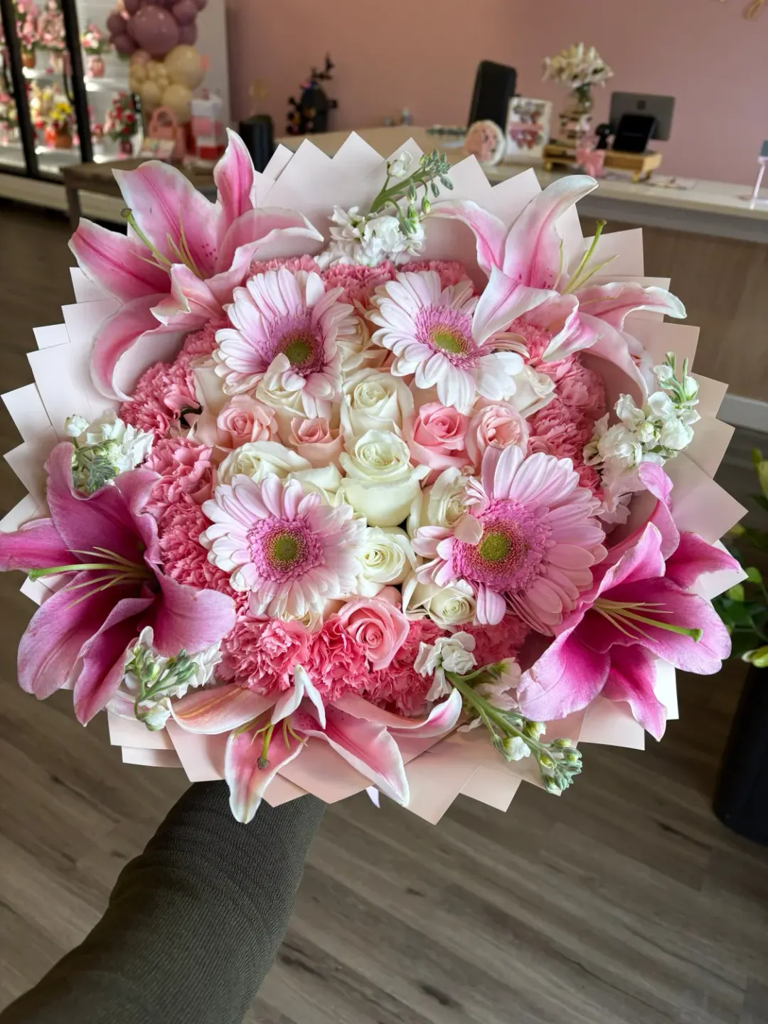 24 Roses Lily and Gerbera Garden