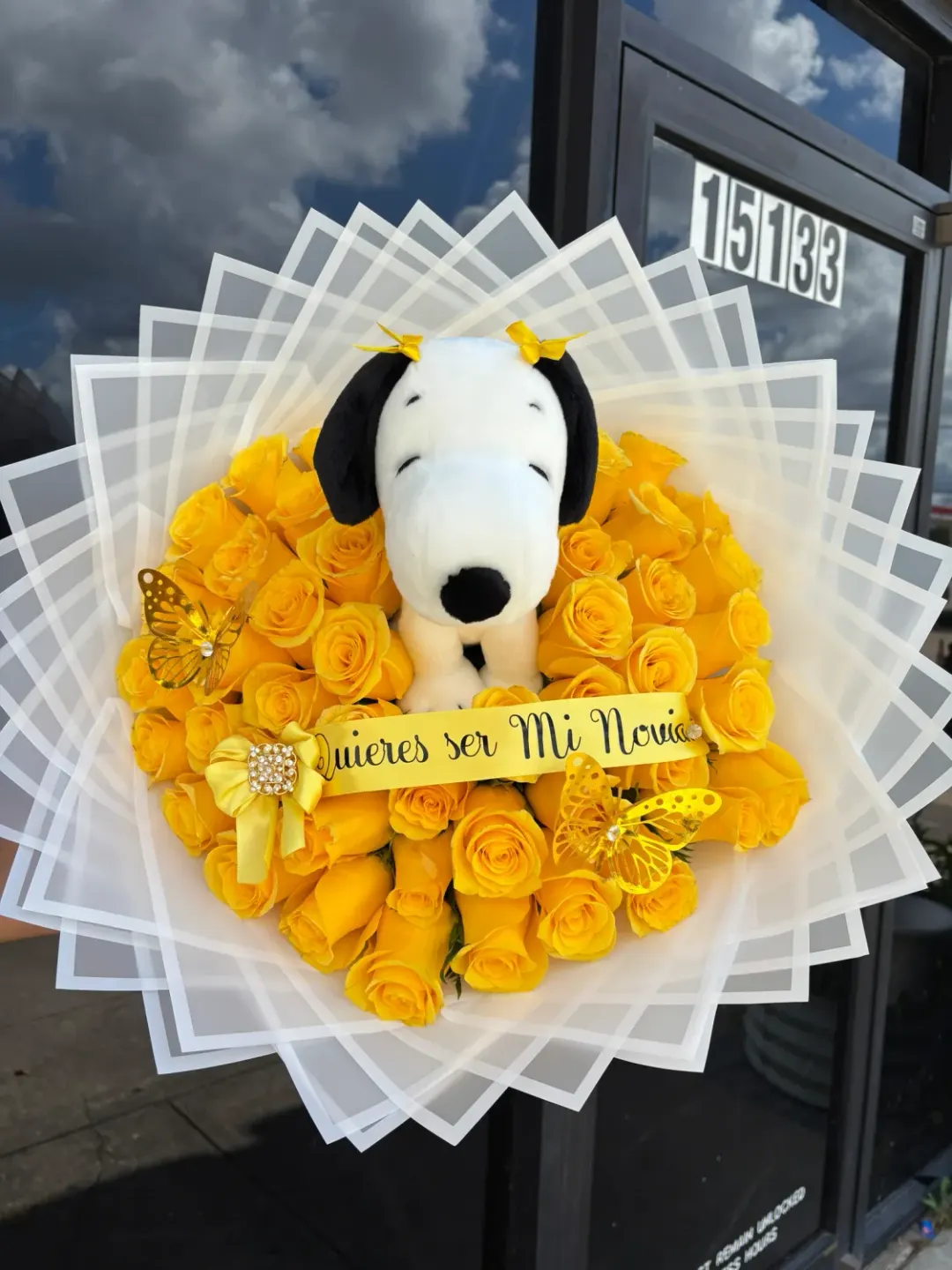Yellow Flowers for My Snoopy Girl