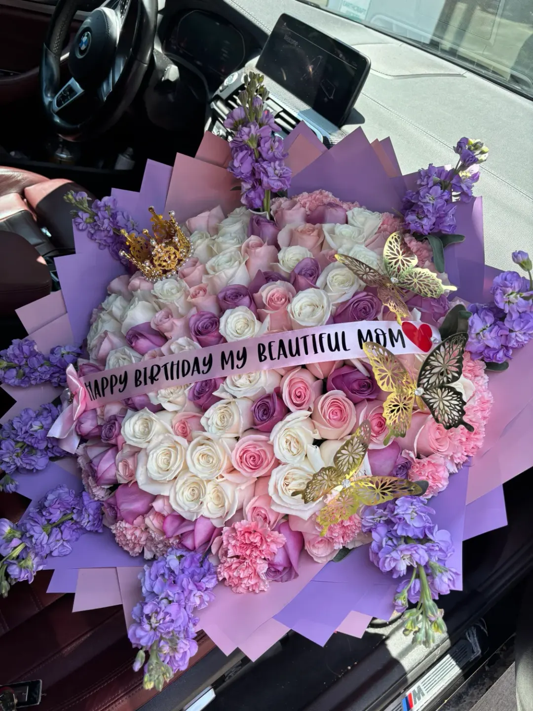 100 Roses Deluxe Colour Bouquet