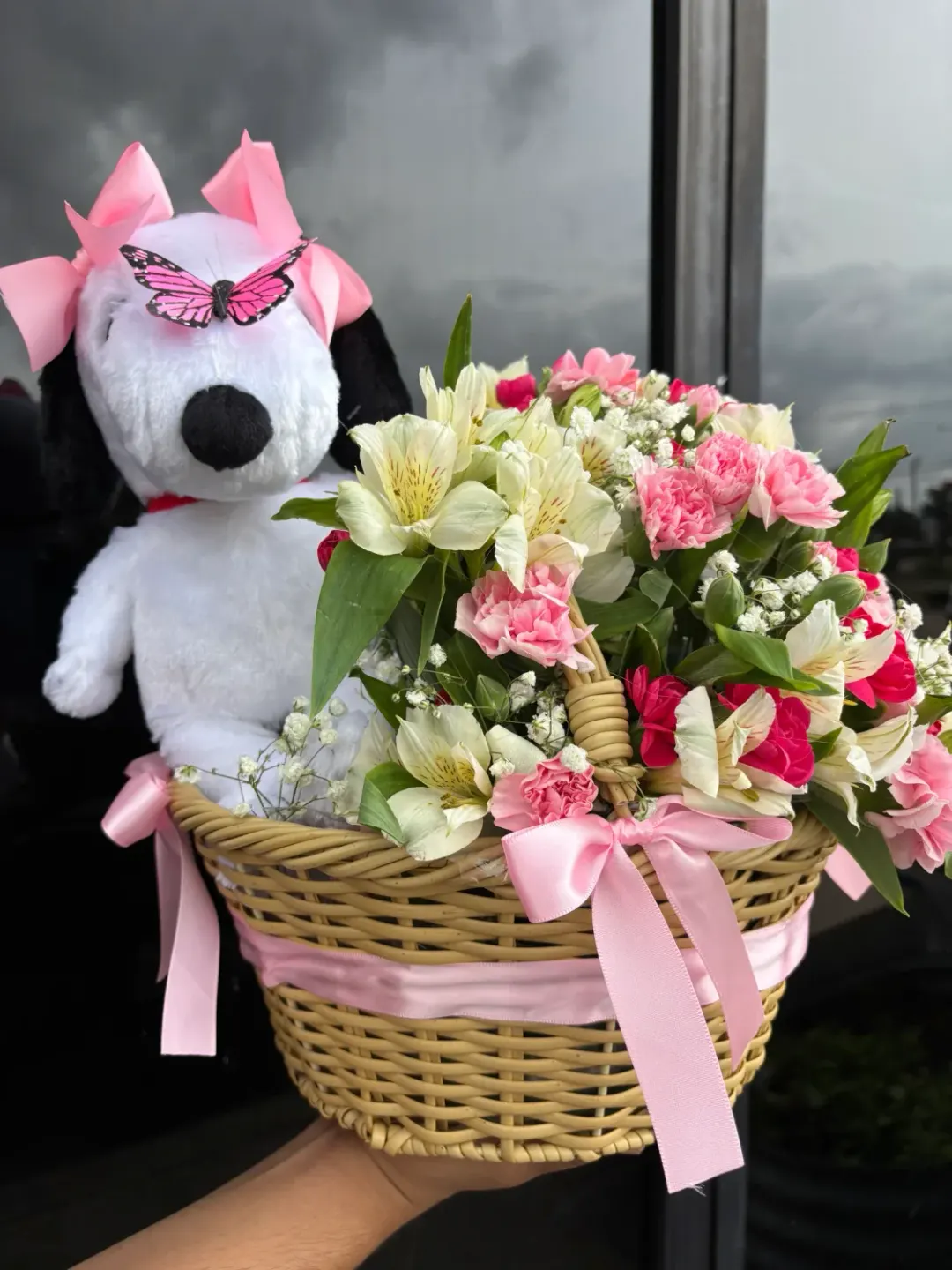 Snoopy Pink Coquette Garden