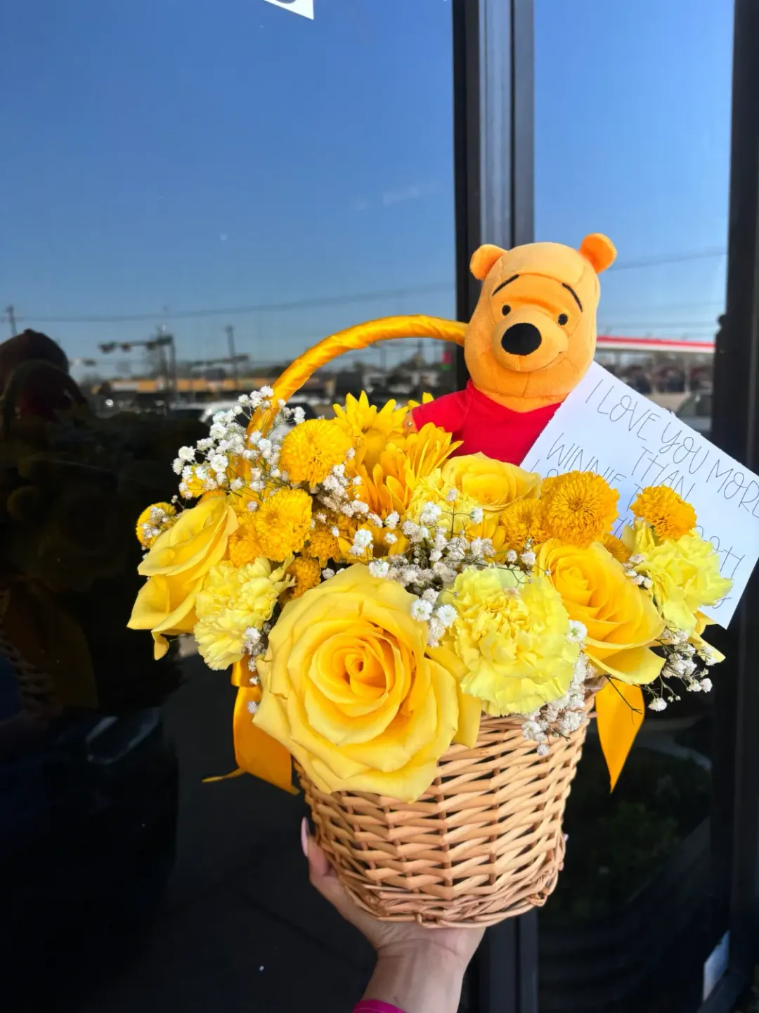Yellow Mix Garden Basket