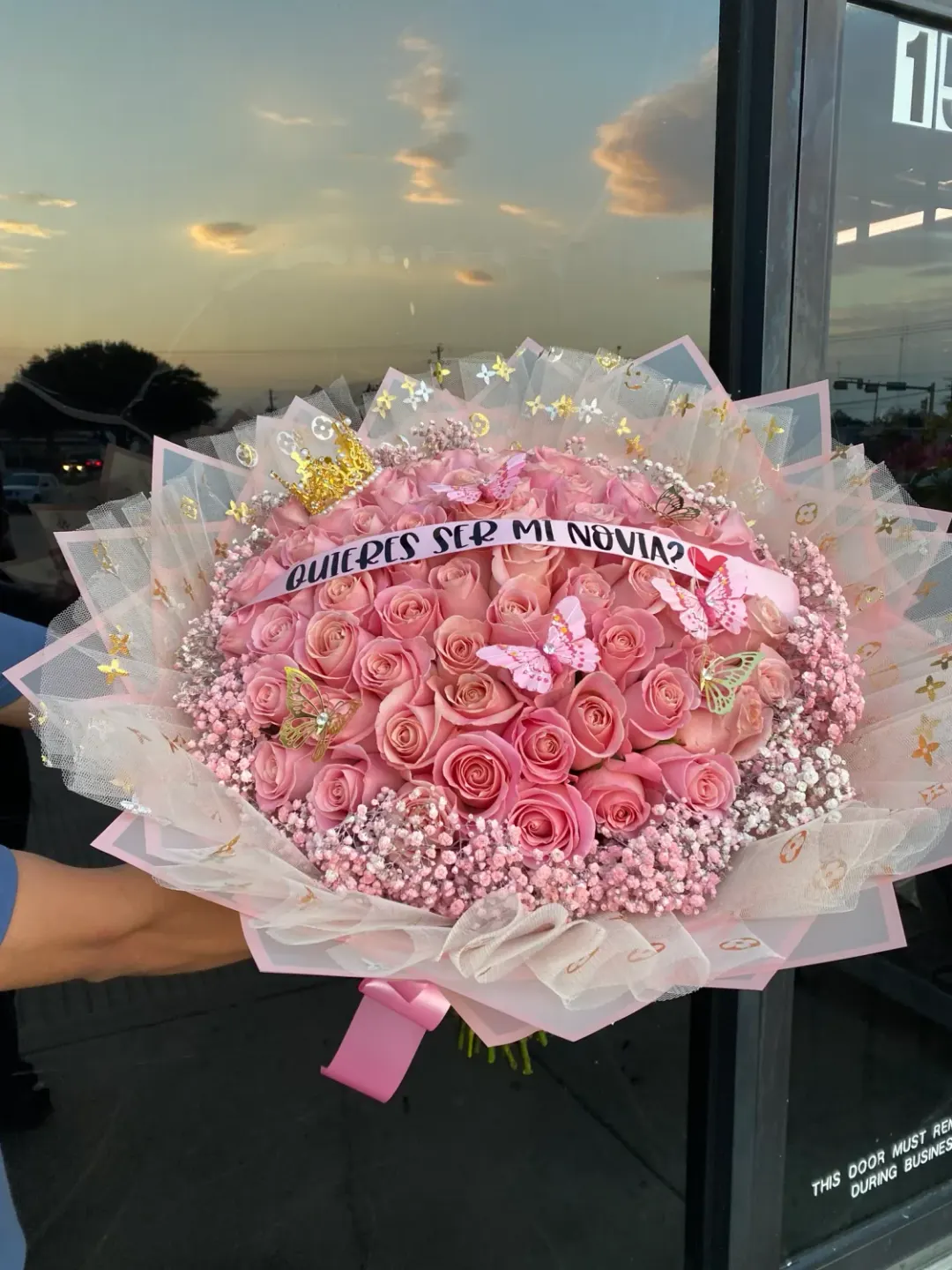 75 Pink Roses Buchona Bouquet
